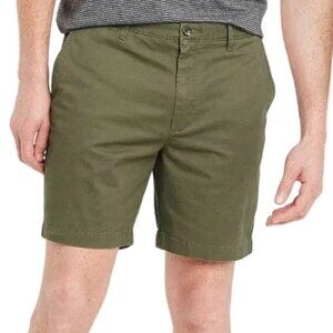 Goodfellow & Co. The Every Wear Short Green Chino 7" Inseam Men's Size 32 Preppy